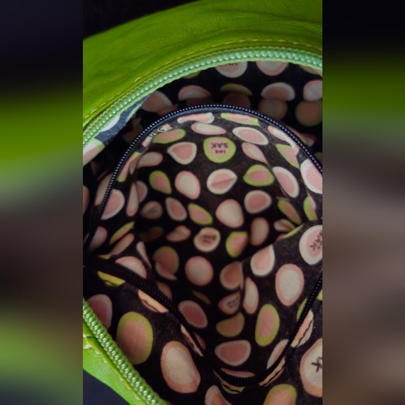 The Sak Lime Green Leather Hobo Bag - Picture 14 of 16